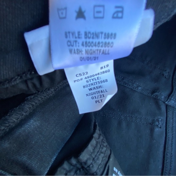 Joes Jeans Flawless the Icon Mid Rise Skinny Ankle Black Denim Jeans size 30 10 - Picture 13 of 15